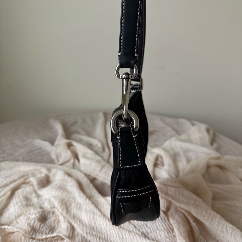 Chic vintage Coach hampton signature mini bag y2k soho - Picture 4 of 10